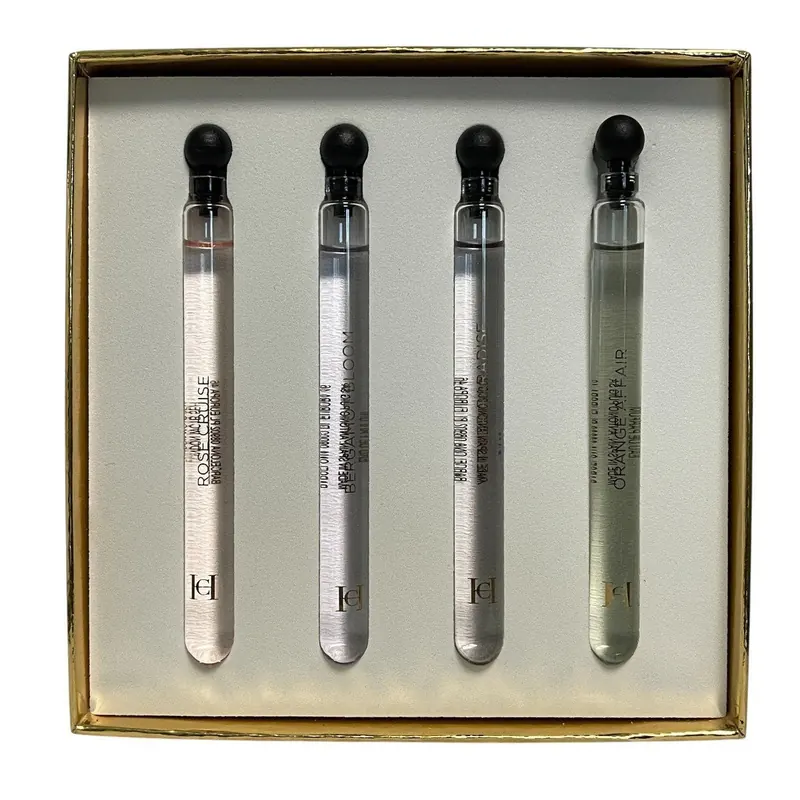 Zestaw Carolina Herrera: Eau de Parfum Orange Affair 4 ml + damska Eau de Parfum Bergamot Bloom 4 ml + damska Eau de Parfum Vetiver Paradise 4 ml + da