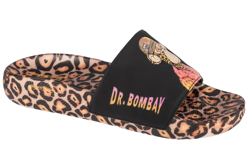 Skechers Snoop Dogg Hyper Slide - Dr. Bombay 251015-LPD, Męskie, Brązowe, klapki, syntetyk, rozmiar: 46