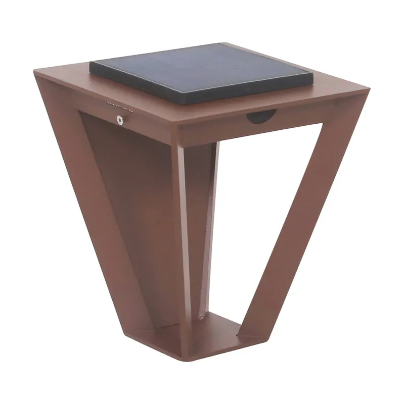 Lampa ścienna LED Metro z czujnikiem, corten