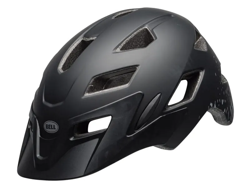 Kask juniorski BELL SIDETRACK matte czarny silver fragments roz. Uniwersalny (50–57 cm) . (50-57)