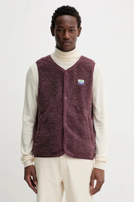 American Vintage bezrękawnik męski polarowy