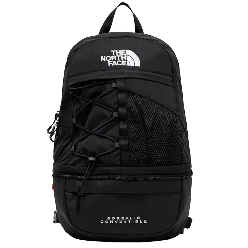 The North Face Borealis Convertible Backpack NF0A88TKKX71, Unisex, Czarne, plecaki, poliester, rozmiar: One size