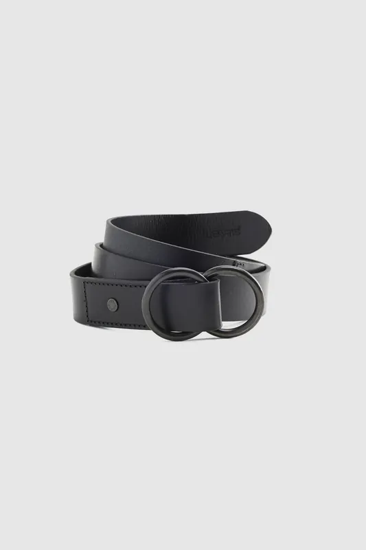 Levi's Cameron Long Length Belt Maat: 85 | Riemen Outlet | Dames | Zwart