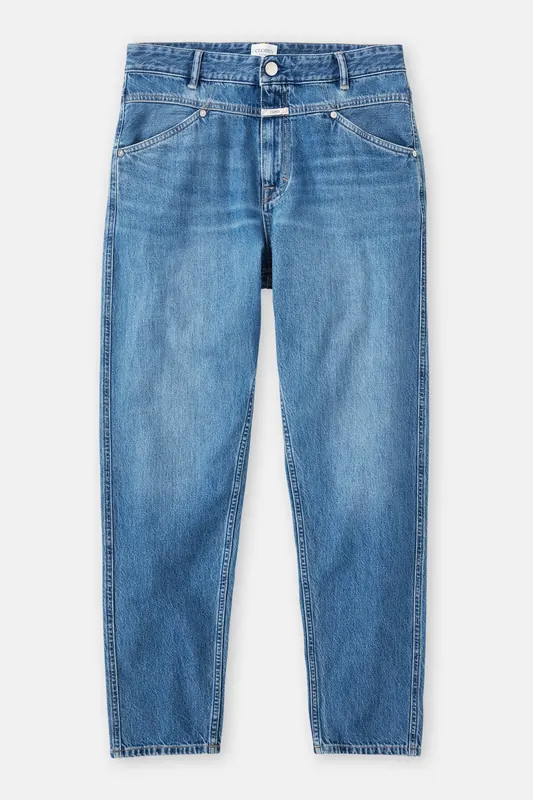 Closed X-lent Tapered Mid Blue Maat: W30L32 | Relaxed Jeans Outlet | Heren | Blauw