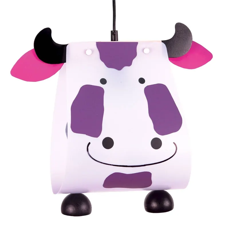 Lampa wisząca krowa do pokoju dziecięcego