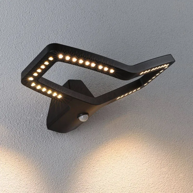 Paulmann Smart sensor kinkiet Alara, RGBW antracyt IP44