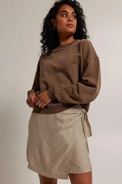 America Today Rose Oatmeal Maat: XS | Mini Rokken Outlet | Dames | Beige