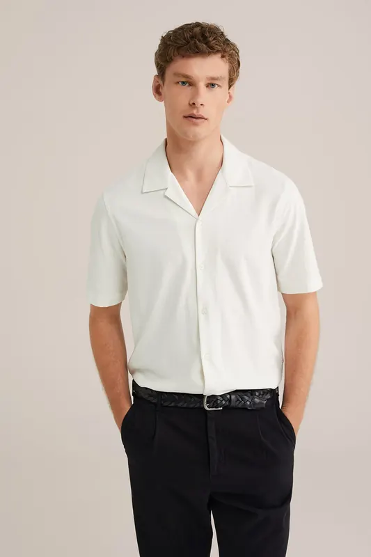 We Fashion Shirt White Maat: XL | Casual Overhemden Outlet | Heren | Wit