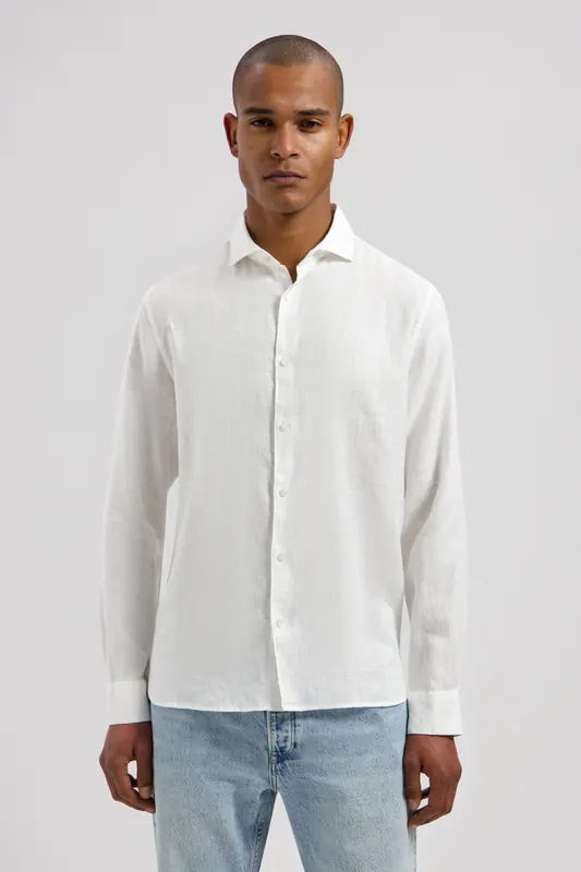 Dstrezzed Jag Shirt White Maat: L | Casual Overhemden Outlet | Heren | Wit