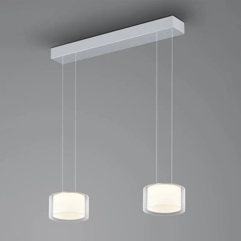 Lampa wisząca LED BANKAMP Grand Clear, 2-punktowa