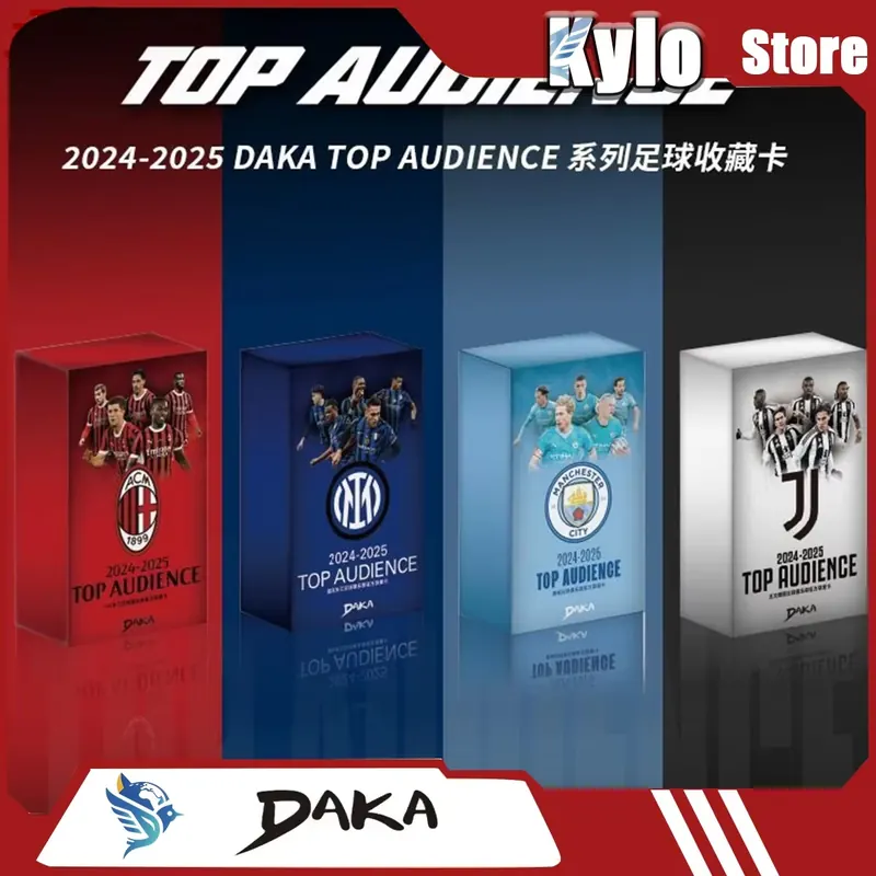 Karty Kolekcjonerskie Daka 2025-2026 Najpopularniejsze Postacie Manchester Cuty Juventus Ac Milan Internazionale Milano Gwiazdy Piłki Nożnej Oficjalny Zestaw Prezentowy