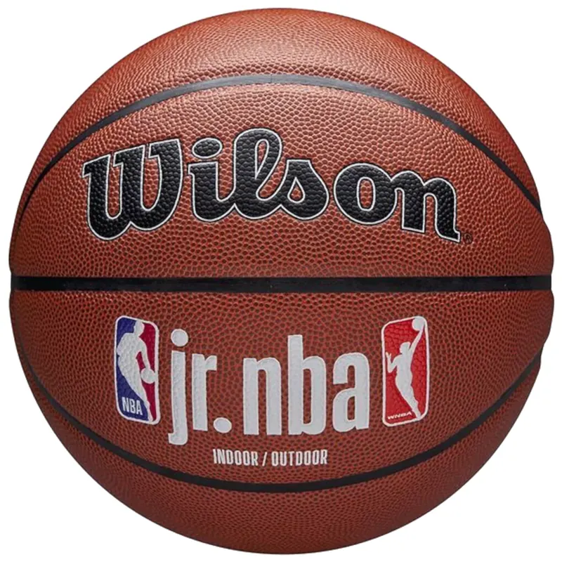 Wilson Jr NBA Fam Logo Auth In Out Ball WZ2018401XB, Unisex, Brązowe, piłki do koszykówki, Skóra kompozytowa, rozmiar: 6