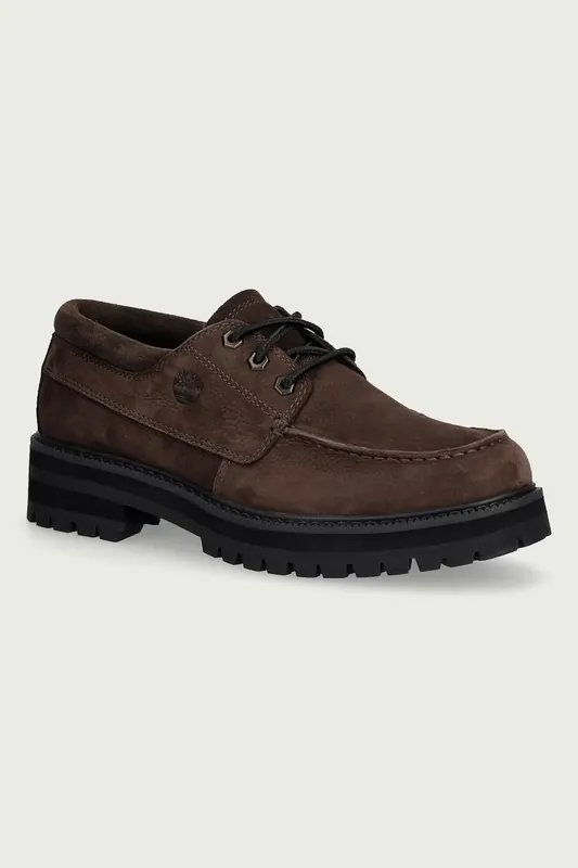 Timberland Britton Drive Lace Up mokasyny męskie nubukowe