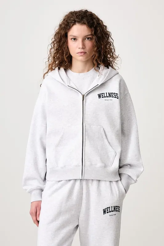 Sporty & Rich  Wellness Ivy bluza rozpinana bawełniana damska