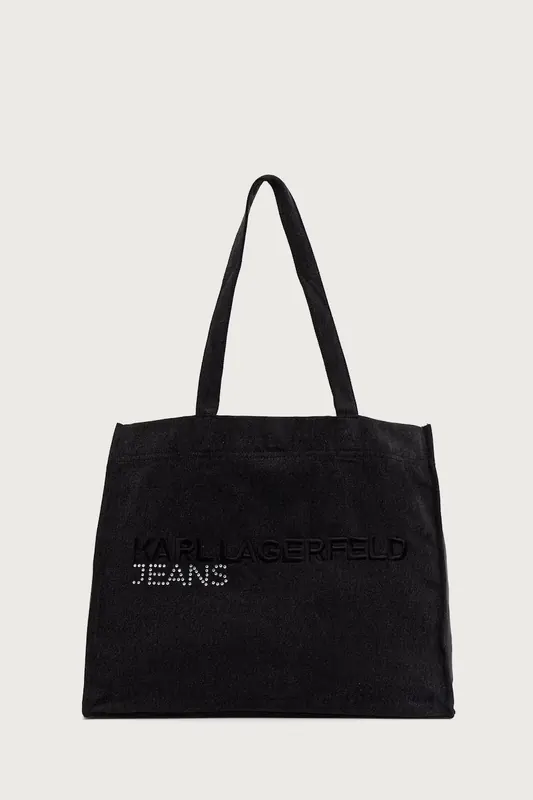 Karl Lagerfeld Jeans torba materiałowa jeansowa