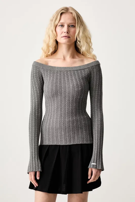 Guess Jeans sweter damski z wiskozą