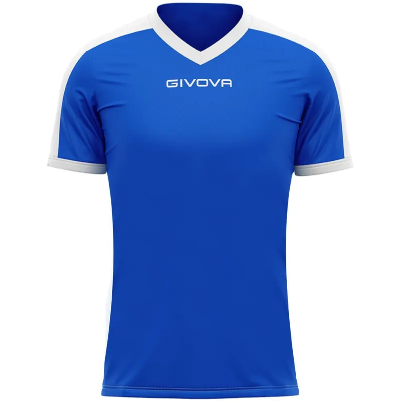 GIVOVA koszulka sportowa męska t-shirt treningowy MAC04 niebieska (S)