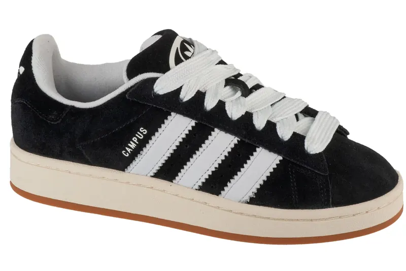 adidas Campus 00S HQ8708, Męskie, Czarne, buty sneakers, skóra zamszowa, rozmiar: 42 2/3
