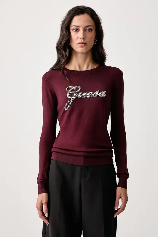 Guess sweter damski z wiskozą GEORGIA