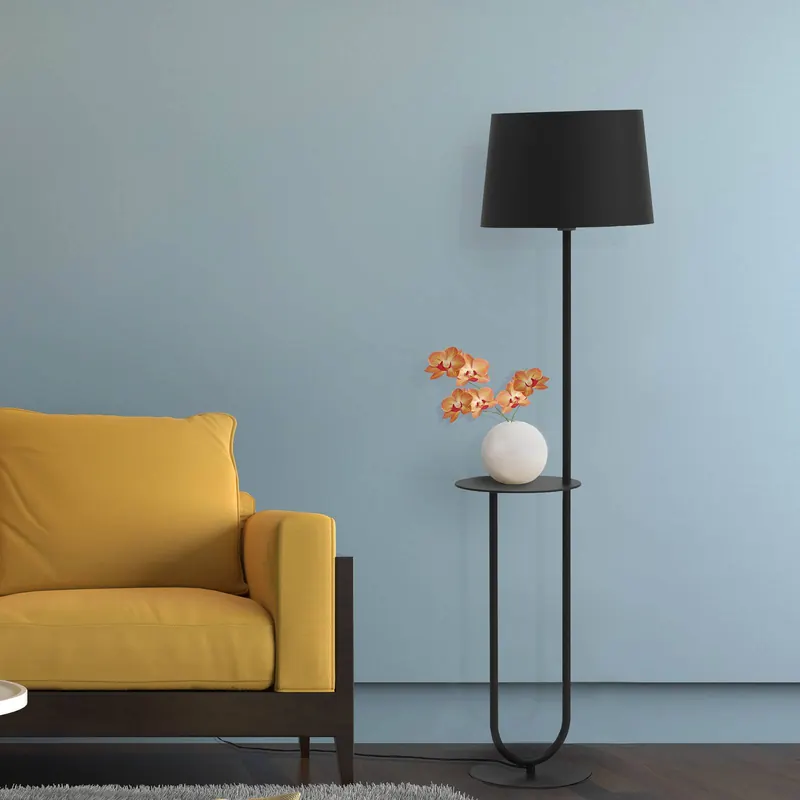 Aluminor Duo Lampa stojąca ze stolikiem