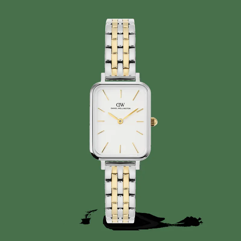 Daniel Wellington DW Watch Quadro 5-link Two Tone 20x26mm Silver