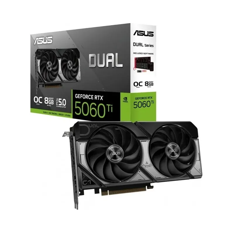 Karta graficzna Asus GeForce Rtx 5060 Ti Dual Oc 8GB GDDR7 DLSS4