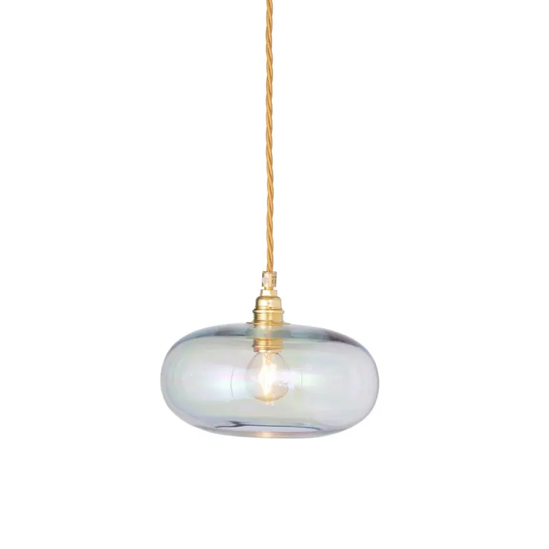 EBB & FLOW Lampa wisząca Horizon, przezroczysta, szkło, Ø 21 cm