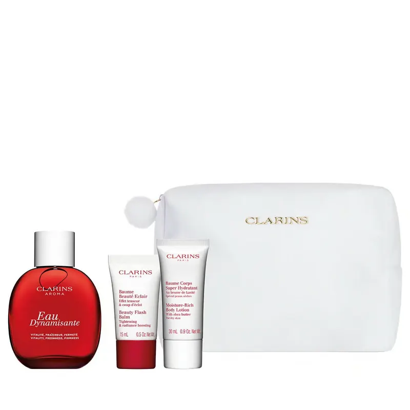 Clarins Eau de Soin Eau Dynamisante 100 ml Zestaw 4 sztuk