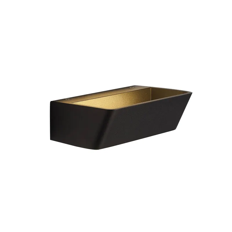 Kinkiet LED Altea, szerokość 16 cm, czarny, góra/dół, aluminium