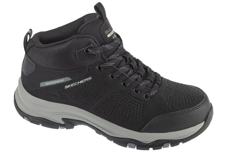 Skechers Trego - Trail Destination 180005-BKCC, Damskie, Czarne, buty trekkingowe, syntetyk, rozmiar: 36