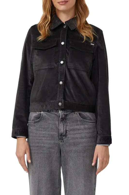 s.Oliver Jackets Indoor Grey/black Maat: 36 | Spijkerjassen Outlet | Dames | Zwart