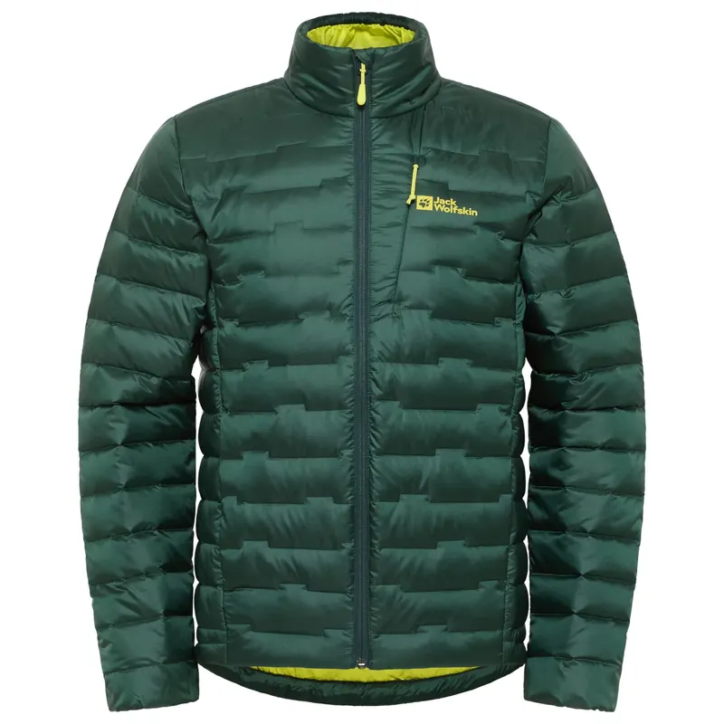 Jack Wolfskin Passamani Down M Jacket A61836-4161, Męskie, Zielone, kurtki zimowe, poliamid, rozmiar: M