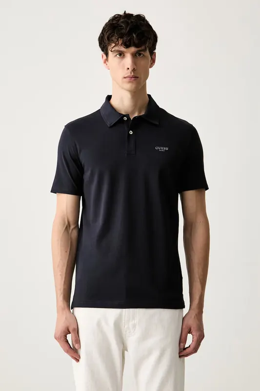 Guess polo męskie bawełniane z elastanem