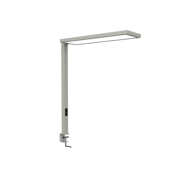 Lampa z klipsem LED MAULsenja, kolor srebrny, czujnik, ściemniany, CCT