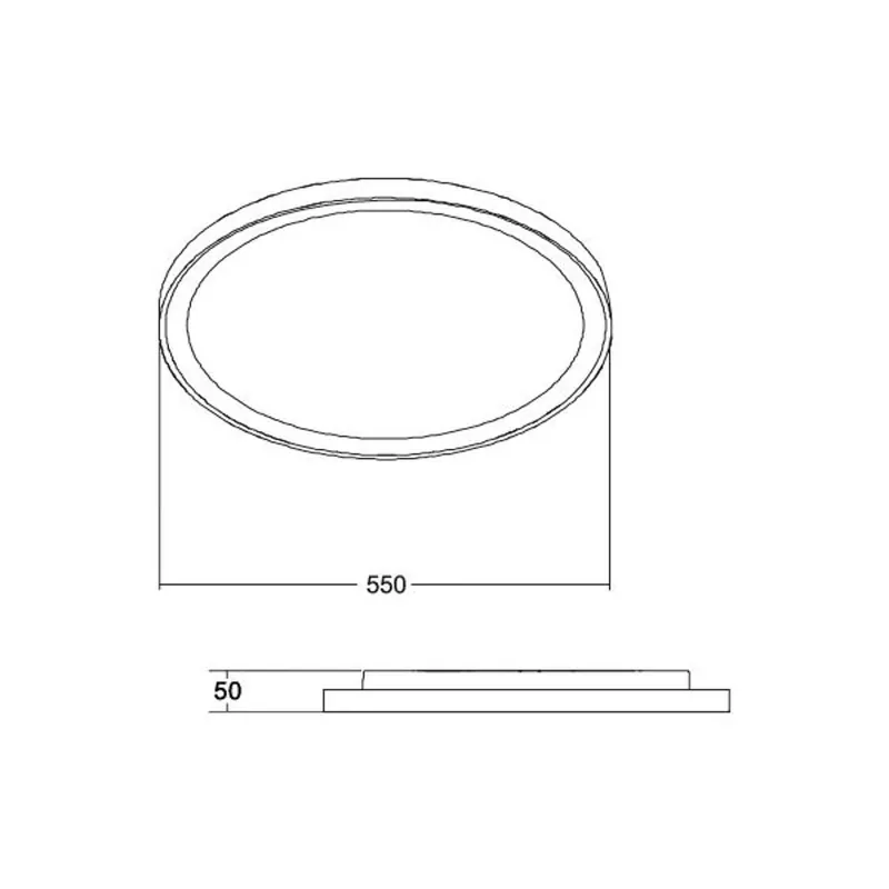BRUMBERG Lampa sufitowa LED Sunny Maxi RC CCT biała