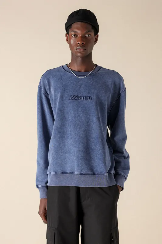 Mizuno Sl Mugen Sweatshirt Unisex Navy Maat: M | Longsleeves Outlet | Unisex | Blauw