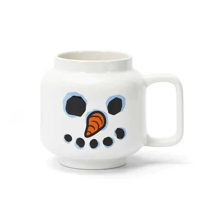 Biały ceramiczny kubek dla dzieci do latte 530 ml Snowman – LEGO®