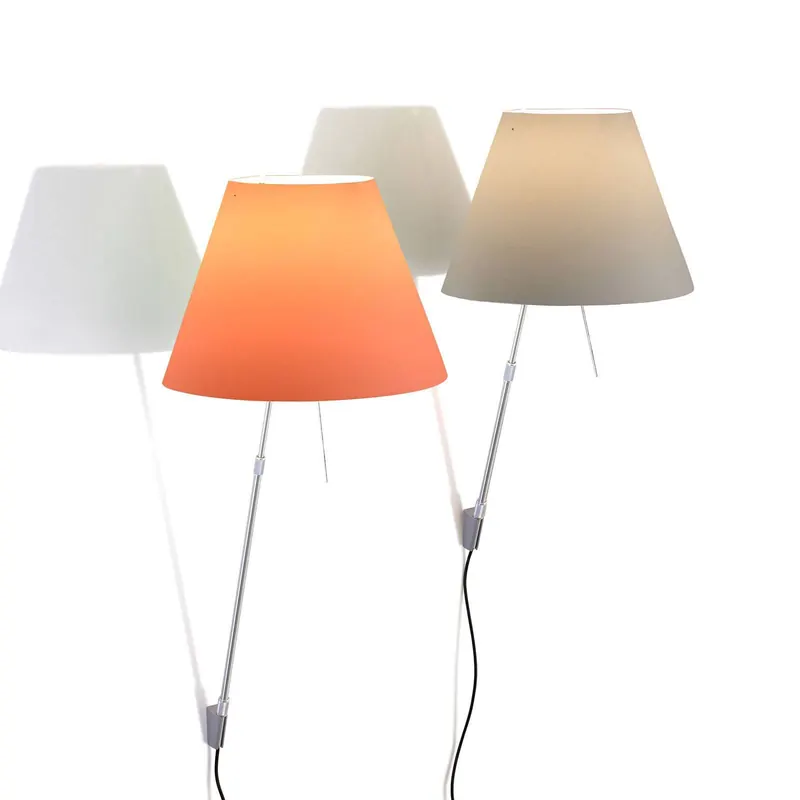 Luceplan Costanza lampa ścienna D13a, alu/puder