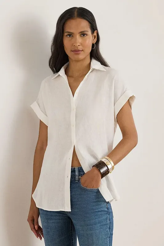 Lauren Ralph Lauren koszula lniana 200699152001