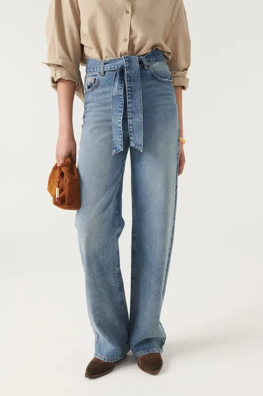 BA&SH Flare Blue Maat: 38 | Jeans Outlet | Dames | Blauw