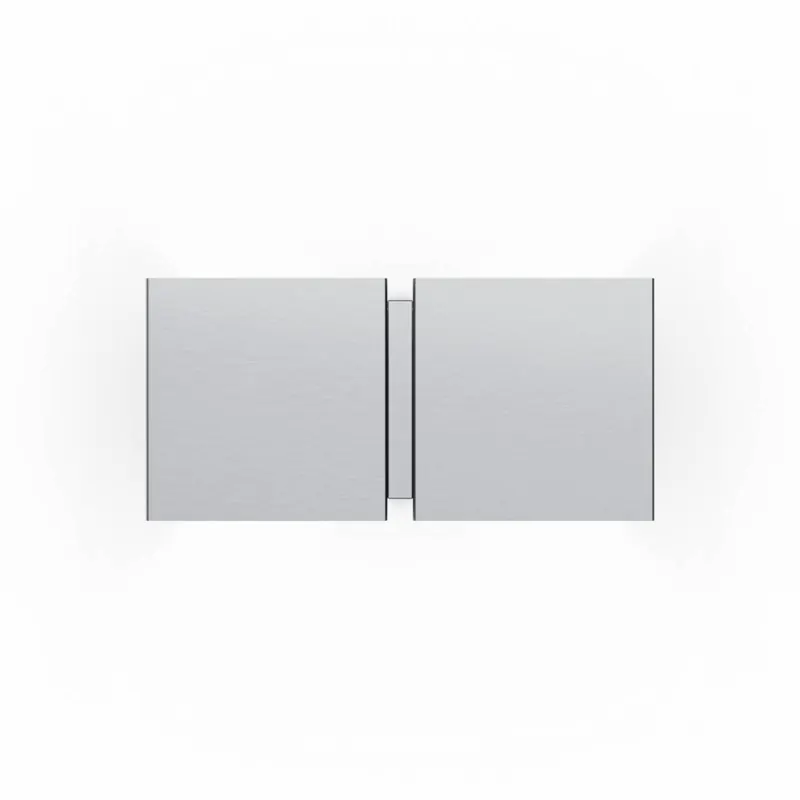 WEVER & DUCRÉ Lampa ścienna CG Square, aluminium, 21 cm, 2-punktowa