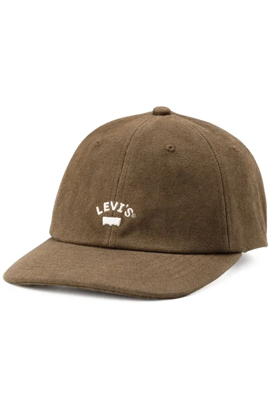 Levi's Lazy Girl Logo Cap Downtown Brown Maat: OS | Hoeden Outlet | Dames | Bruin