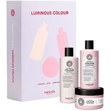 Maria Nila Luminous Color Set - Rozświetlający zestaw upominkowy do włosów farbowanych