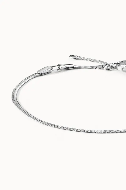 PURELEI Kanani Fusskettchen Silver Maat: OS | Armbanden Outlet | Dames | Zilver