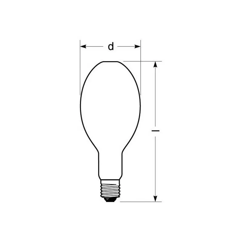 RADIUM Żarówka metalohalogenkowa E40 430 W HRI-E NSC/S/F Ra92