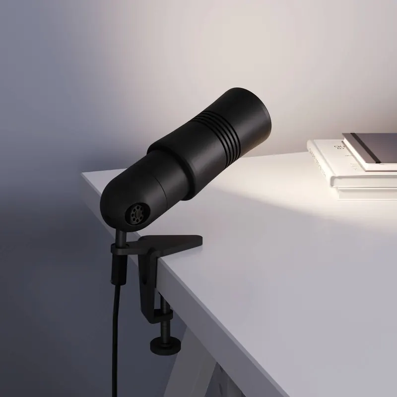 Neo! Clamp lampa z klipsem LED, czarna matowa