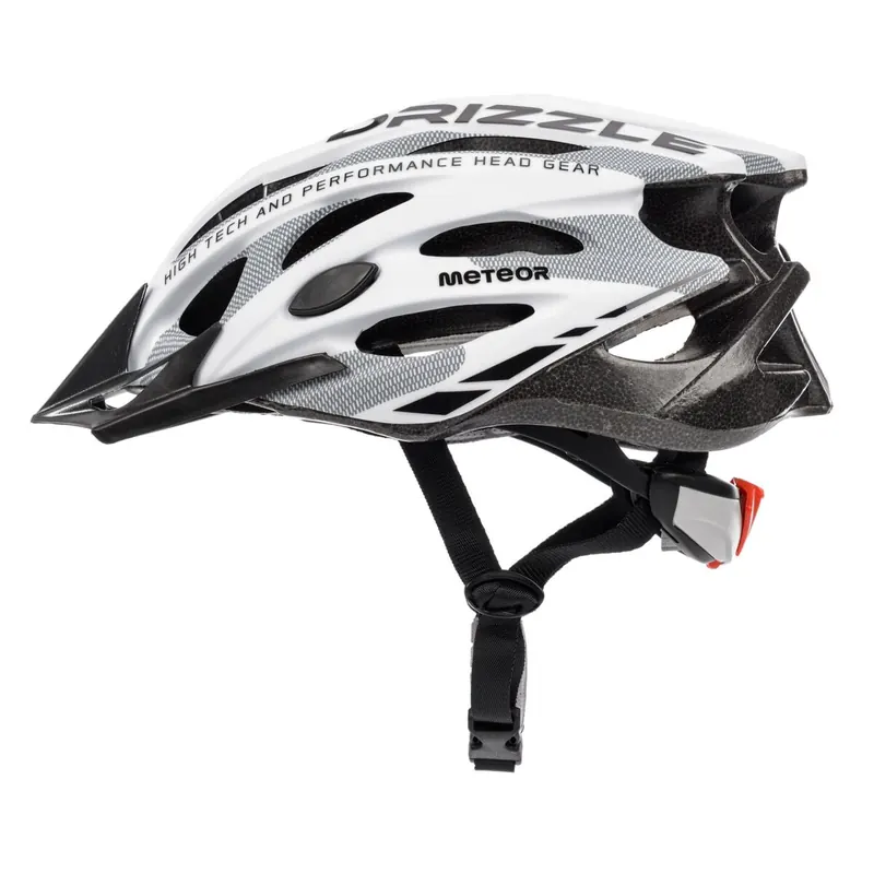 Meteor Kask rowerowy MV29 Drizzle biało-szary (58-61)