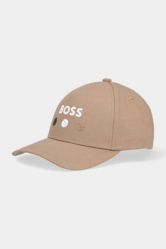 BOSS Green czapka z daszkiem bawełniana