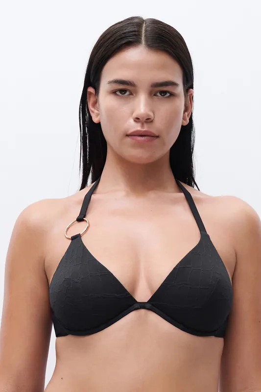 Chantelle Eclipse Swimwear Bra Black Maat: D80 | Bikini's Outlet | Dames | Zwart