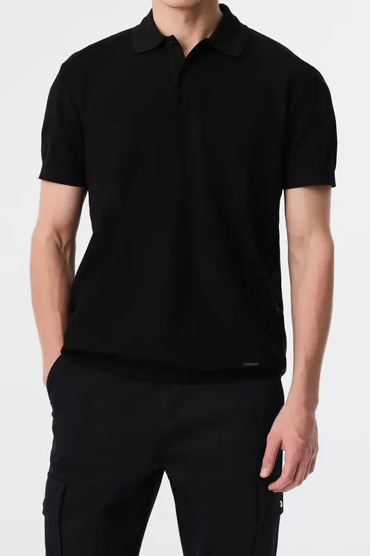 AlphaTauri Jemma V1.y9.02 Polo Shirt Short Black Maat: XXL | Poloshirts Outlet | Heren | Zwart